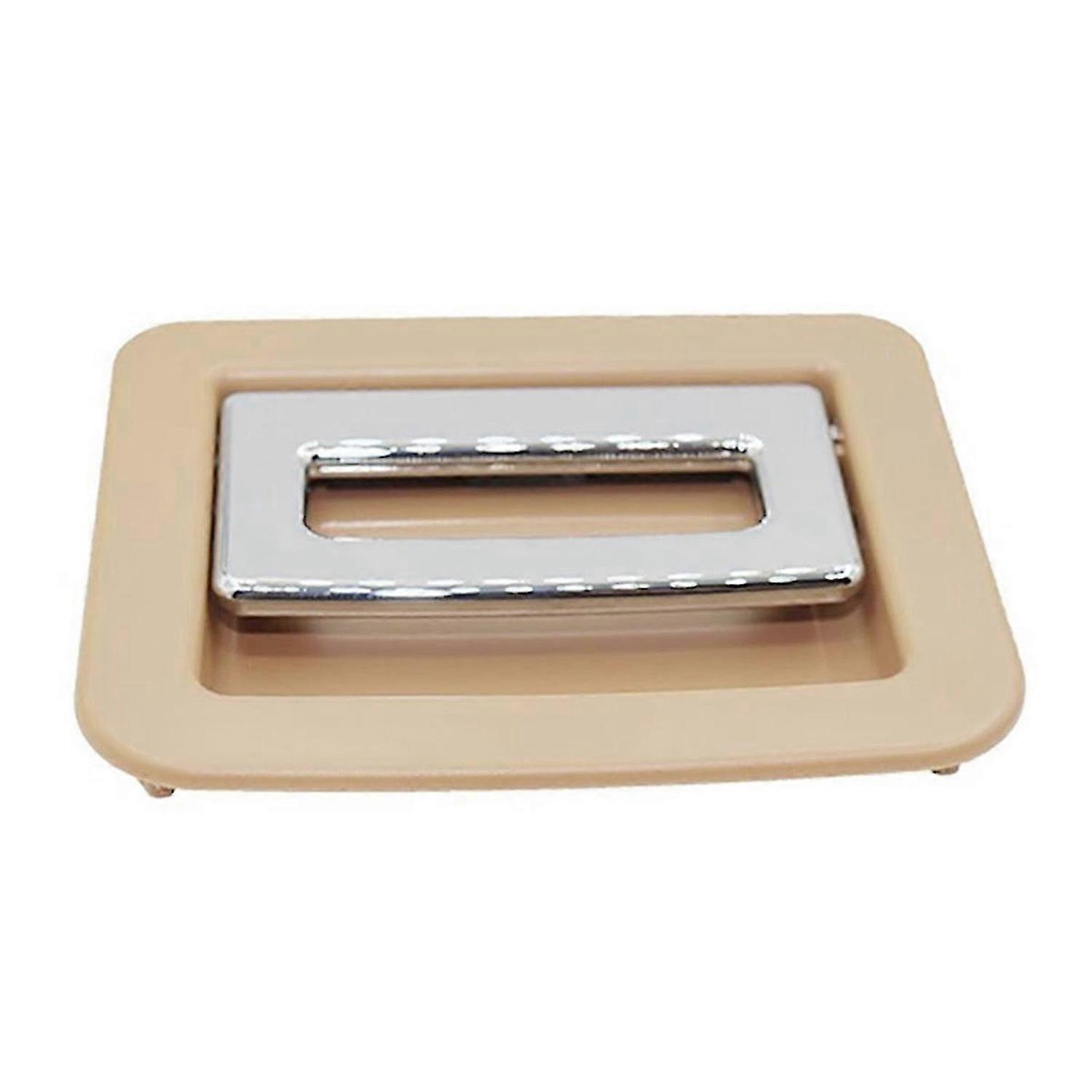 Car Spare Tire Cover Handle Trunk Carpet Handle Electroplated Handle for 2011-2017 Beige