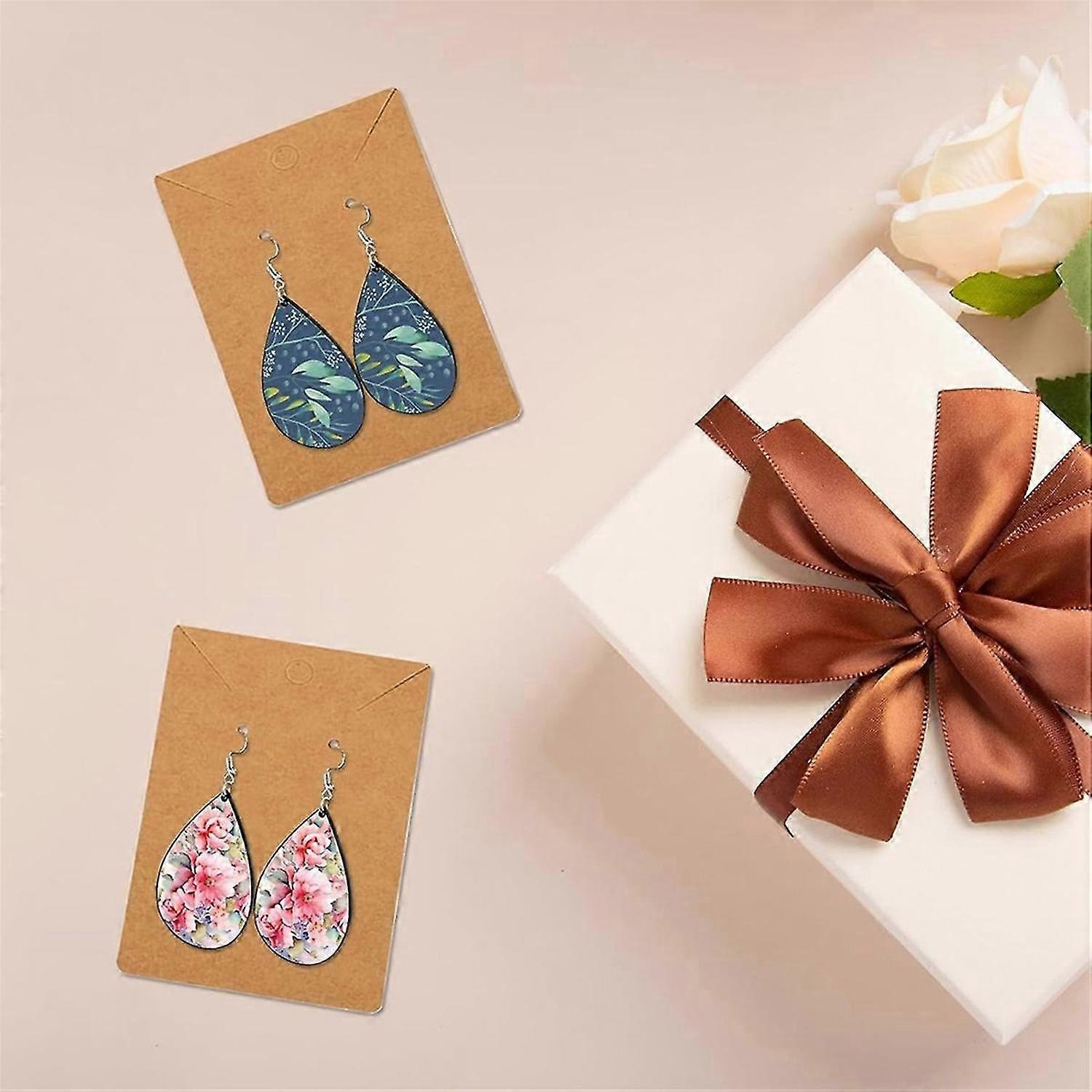 70pcs Sublimation Earring Blanks Bulk Double-Sided MDF Wood Blank Sublimation Earring for Sublimatio