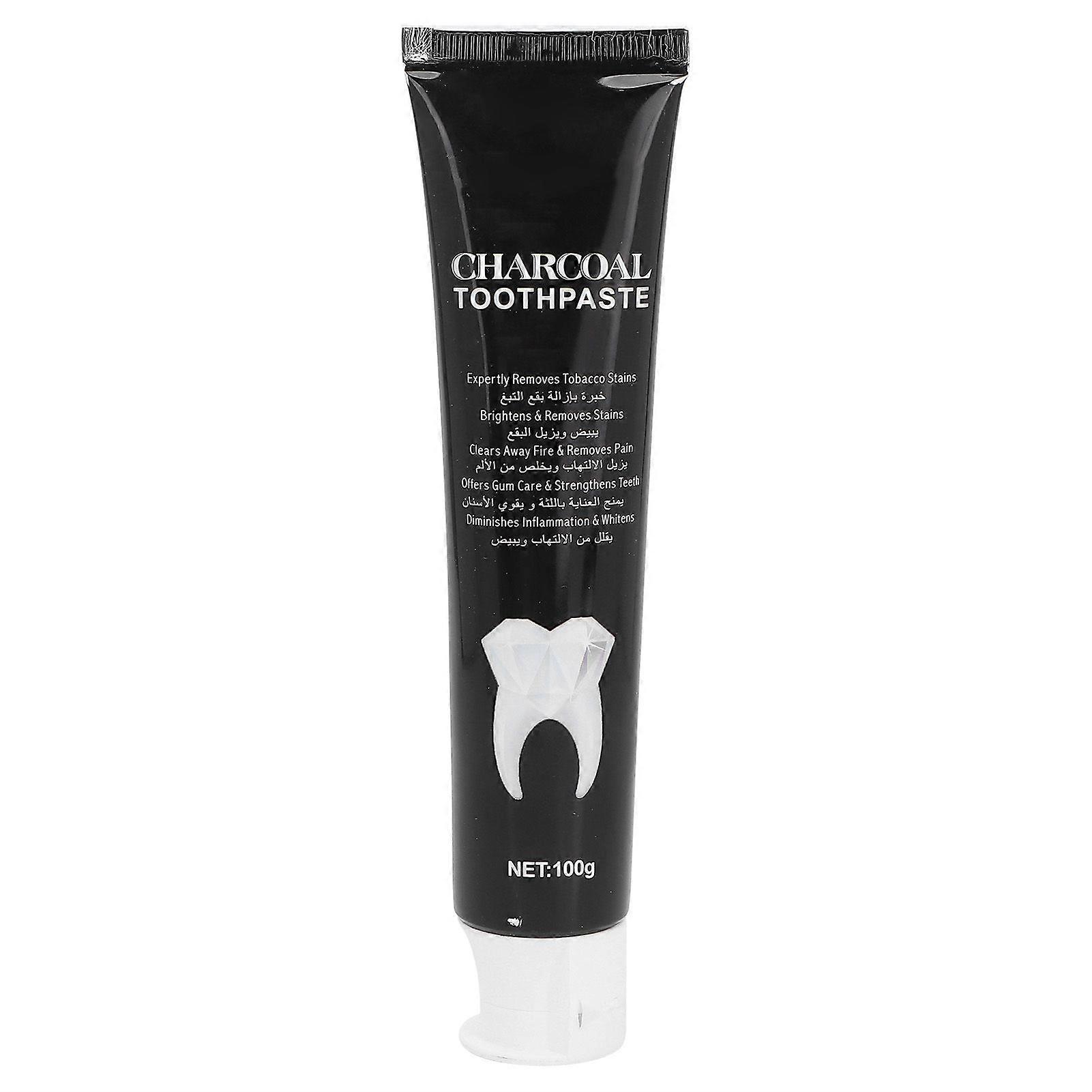 Peimei Activated Charcoal Toothpaste Teeth Whitening Refreshing Deep Clean Toothpaste 100ml
