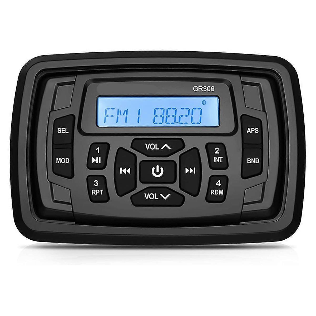 Waterproof Bluetooth FM AM Digital Media Audio Player