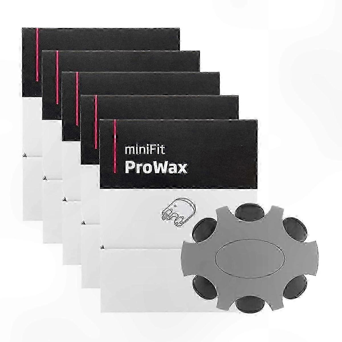 Hearing Aid Wax Guard Filters 5-Pack with Cleaning Tools for Minifit Devices