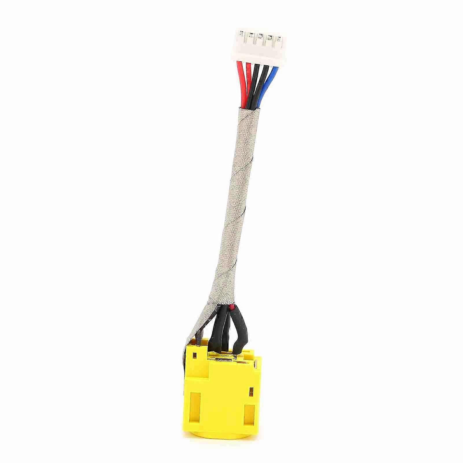 DC Power Jack Cable Lightweight Portable 5pin Interface Plug in DC Power Jack Cable Harness Replacement