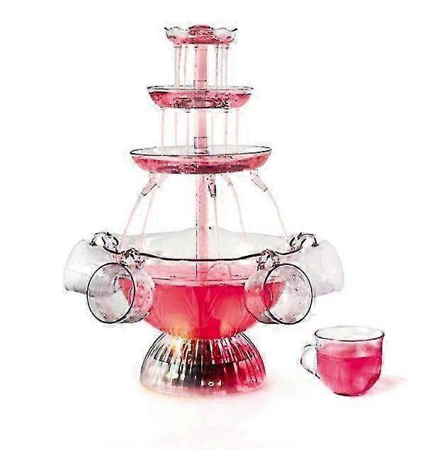 Led Base Party Fountain 3-tier Design 1.5 Gallon Capacity