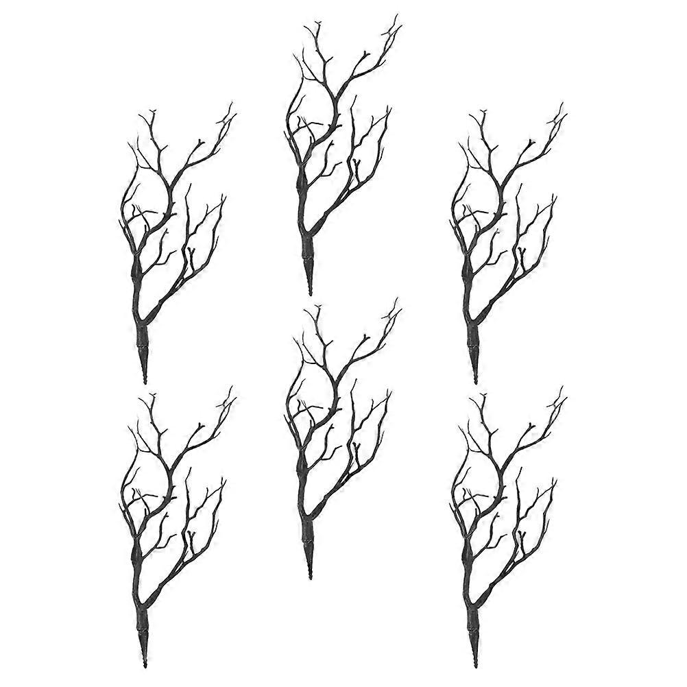 DIY Artificial Branches for Decorative Plant Stems with Plastic Twigs 18Pcs