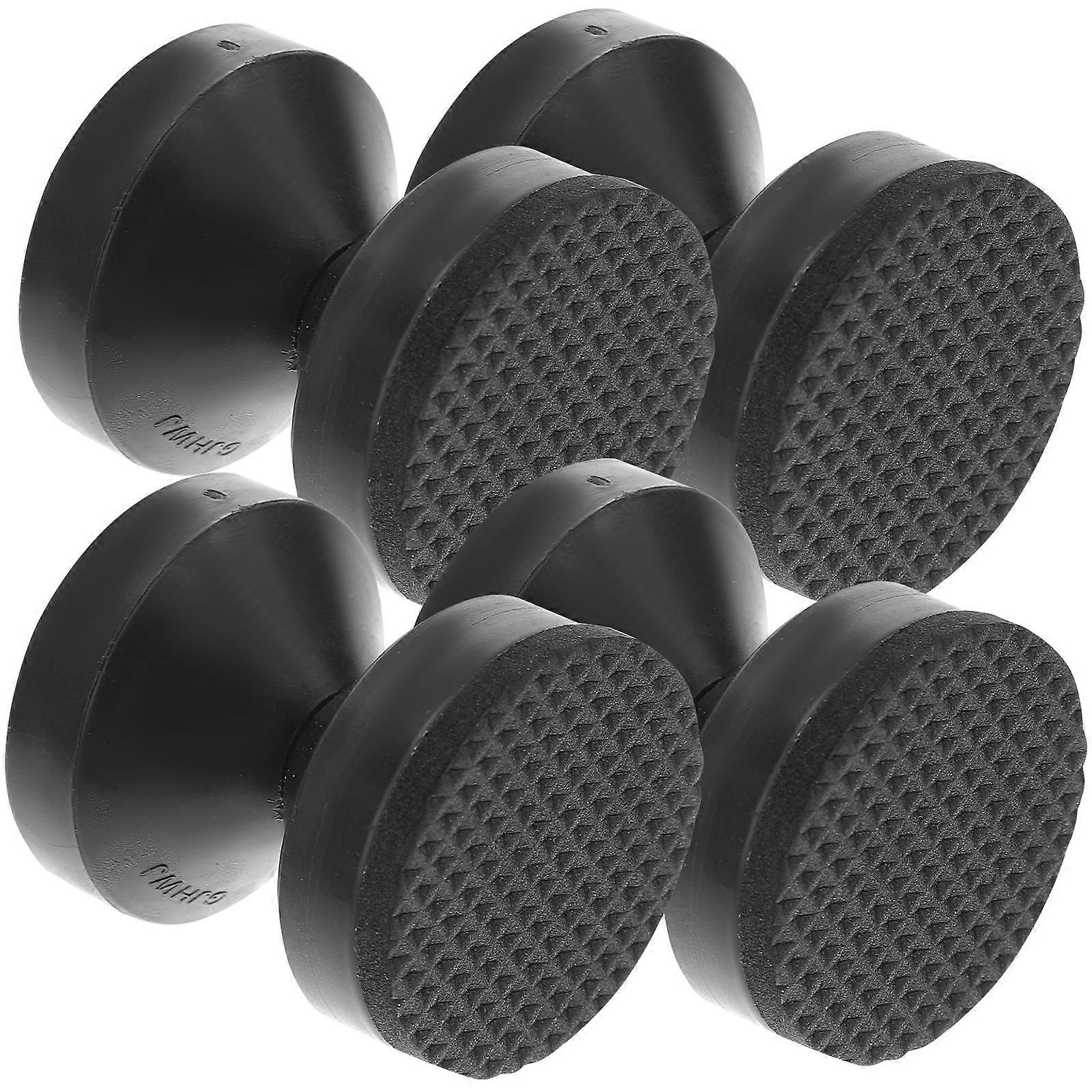 Black Adjustable Bed Headboard Brackets for Bed Support 12Pcs Set of Stoppers