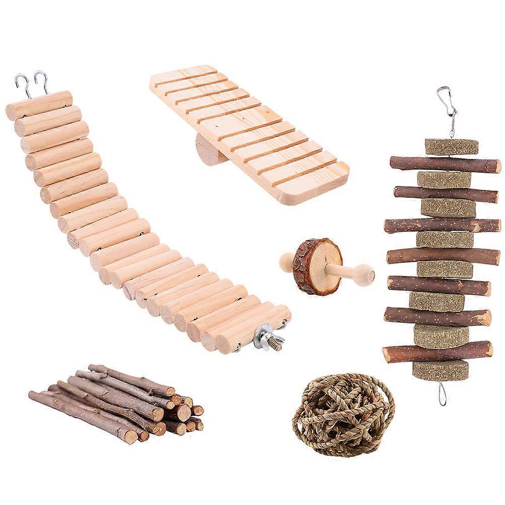 Interesting Climbing Toy For Small Pets Such As Hamster And Chinchilla In 10x5cm With Teeth Grinding -Pcs