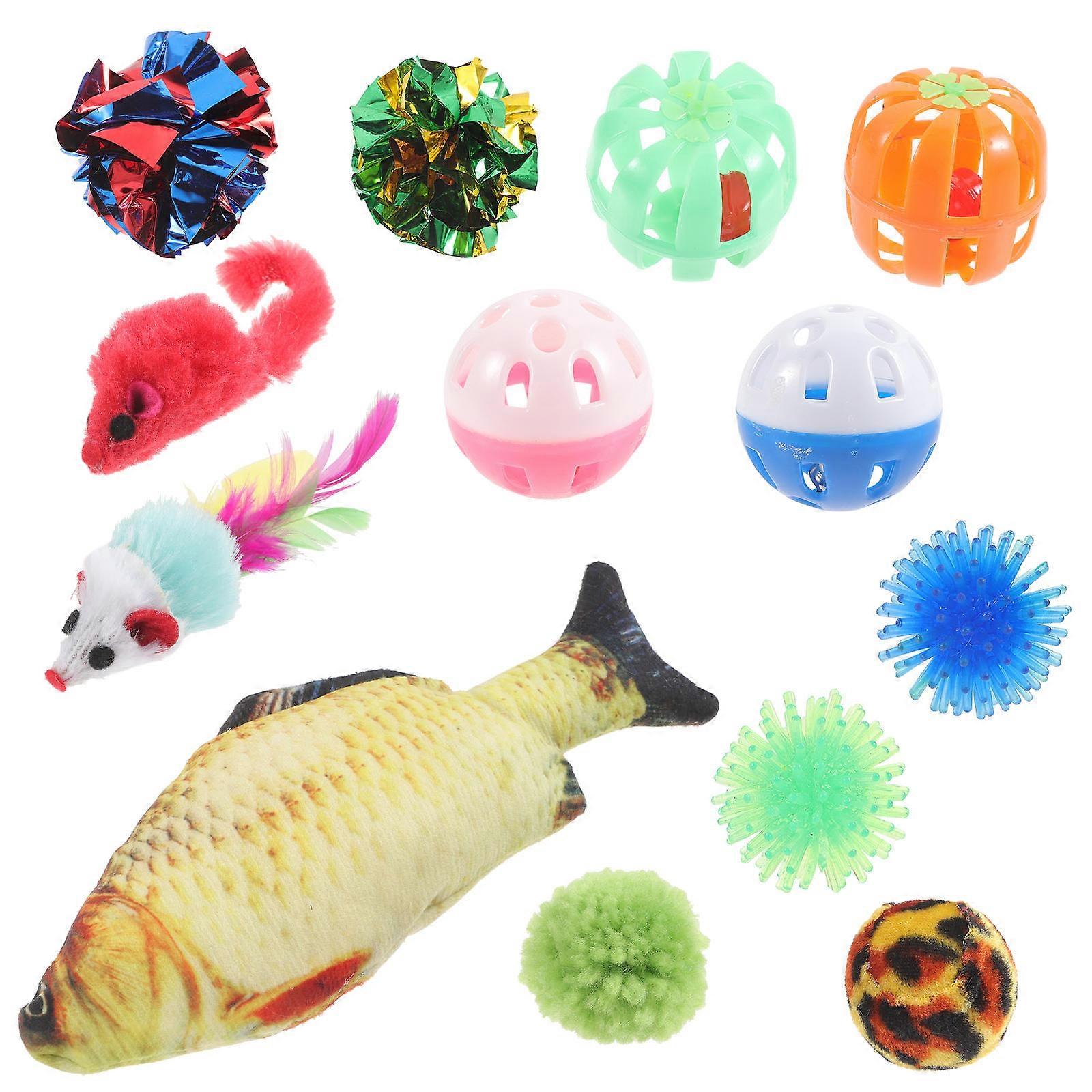 Interactive Cat Toys Cat Teaser for Health 1Set with Assorted Color Design