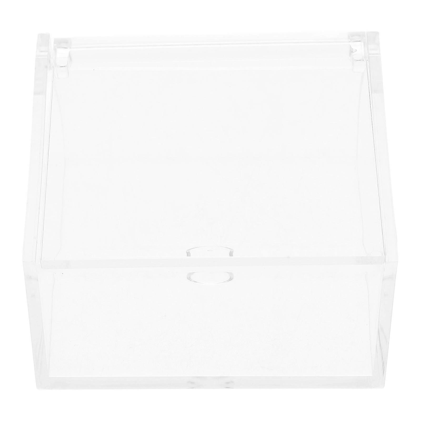 Clear Acrylic Box for Display 2Pcs Multi-Purpose Container