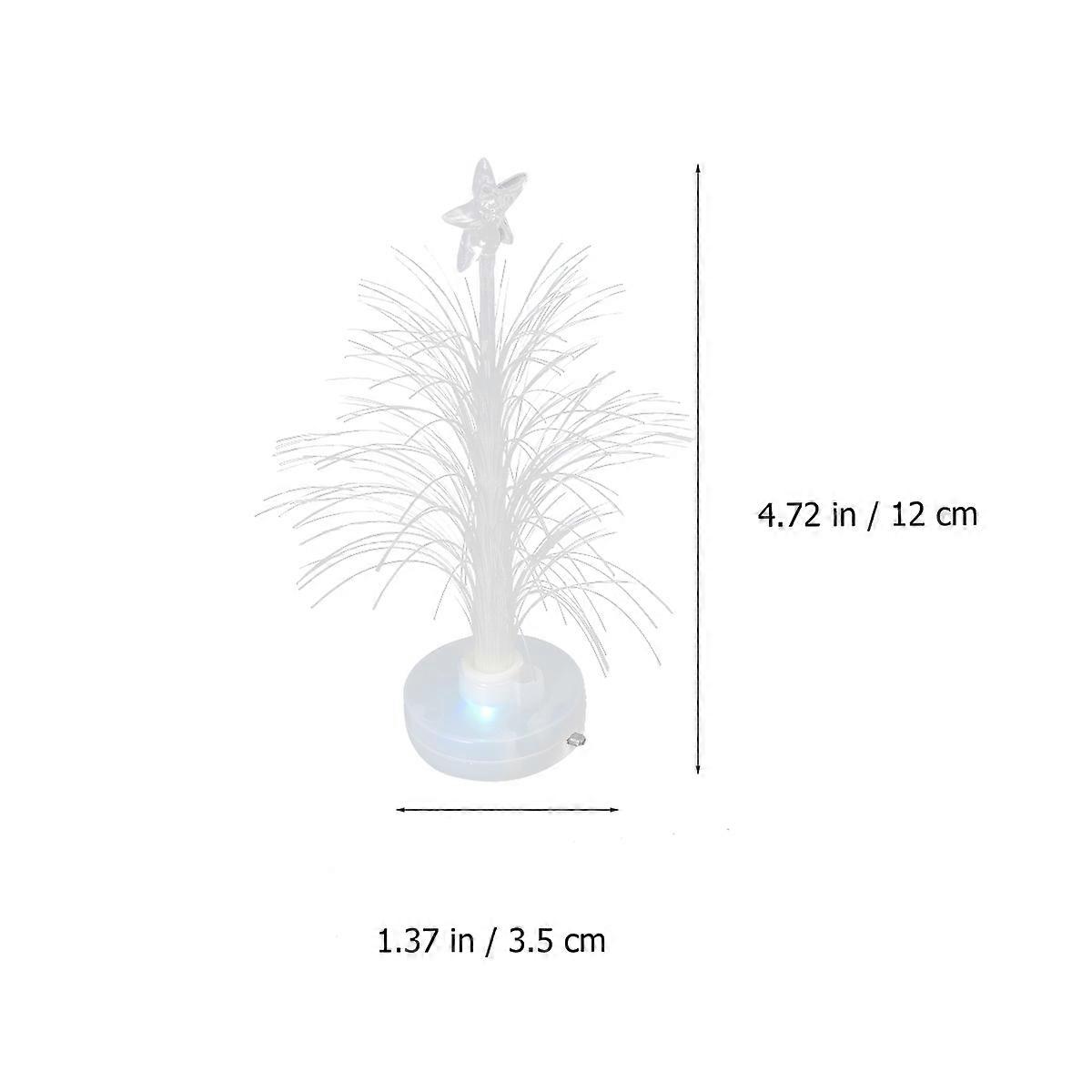 Optical Fiber Light Christmas Tree Lamp for Lighting Use 12Pcs Set