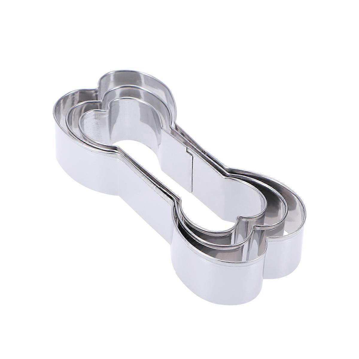 Cookie Mould Baking Tool Stainless Steel Dog Bone for 6Pcs Pack