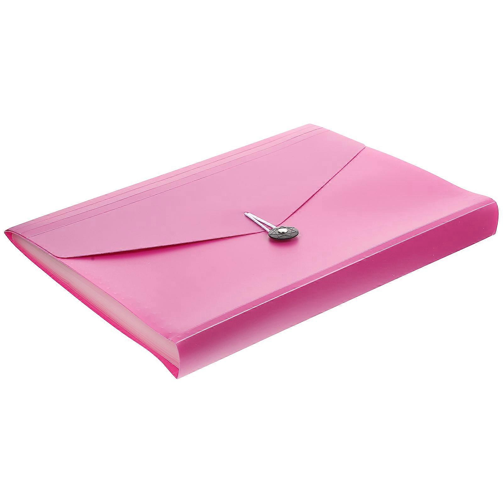5Pcs Accordion Folder Multi-Pockets Bill Organizer File Organization For Students Office Supplies 12.97X9.43X0.79in