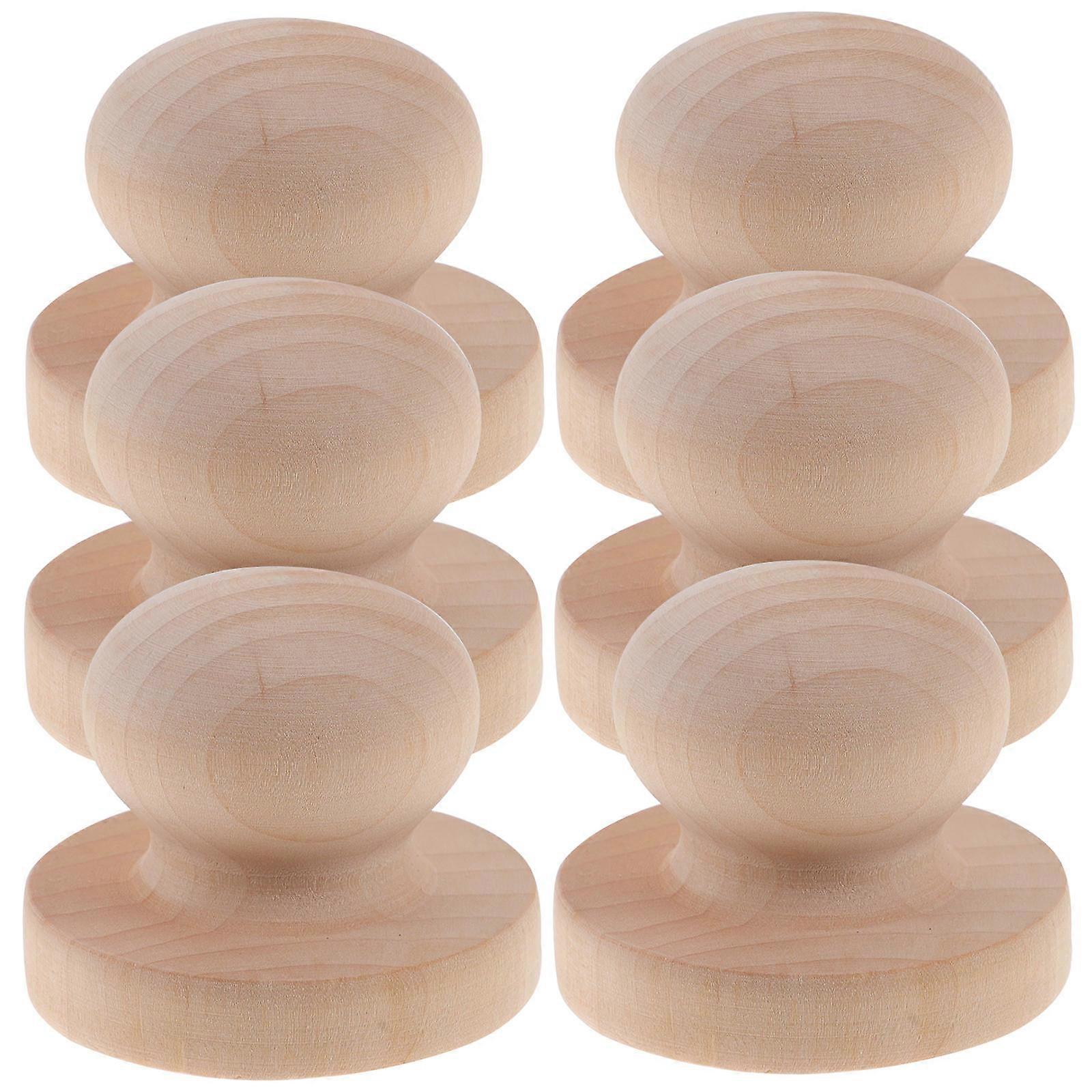 Replacement Wood Stamp Handles Set Of 18 Pcs With Smooth Finish Designed For DIY Installation And Comfortable Daily Use