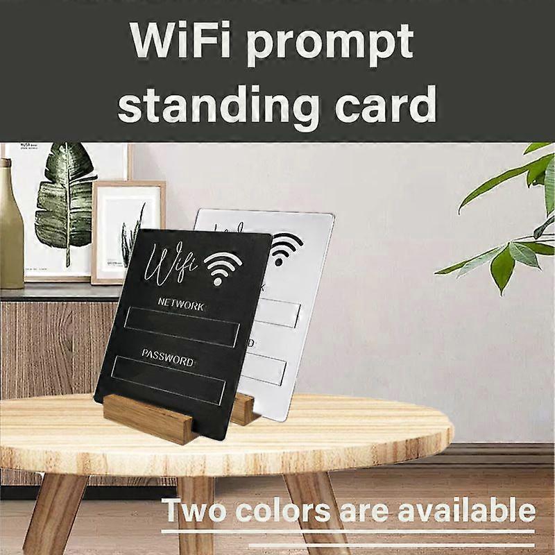 Νέα πλακέτα WIFI ασπρόμαυρη πλακέτα ασύρματου δικτύου ακρυλική διακοσμητική