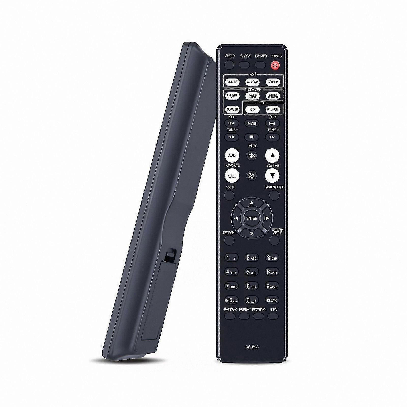 Replacement Remote Control for DRA-F109DAB, DRA-F109, DCDF109, DRAF109-Compatible with RC-1163 Model