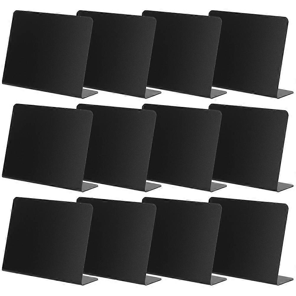 Blackboards for Writing Desktop Signs 48Pcs PVC Chalkboards