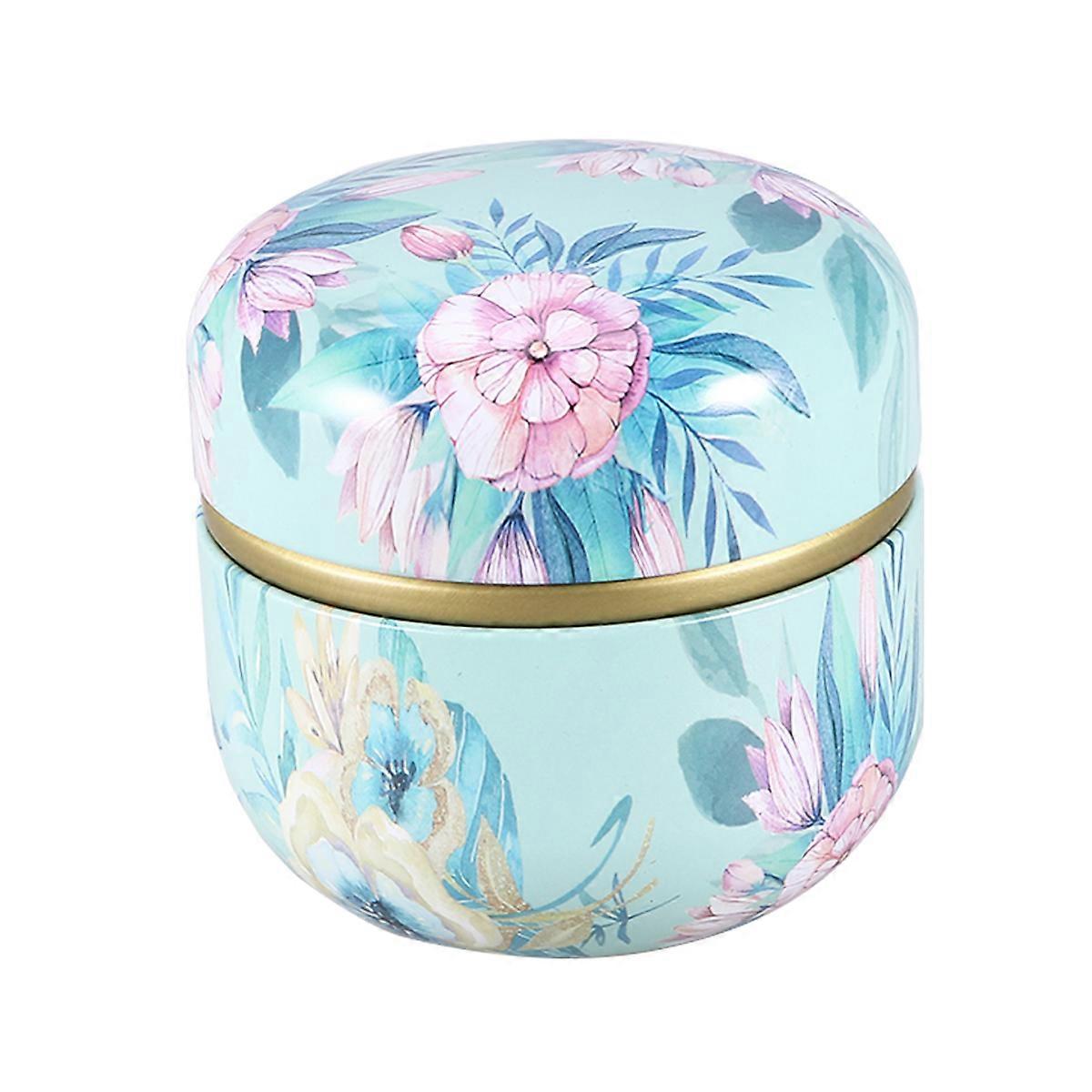 Sealing Can Tinplate Tea Jar for Storage 3Pcs Round Candy Jar