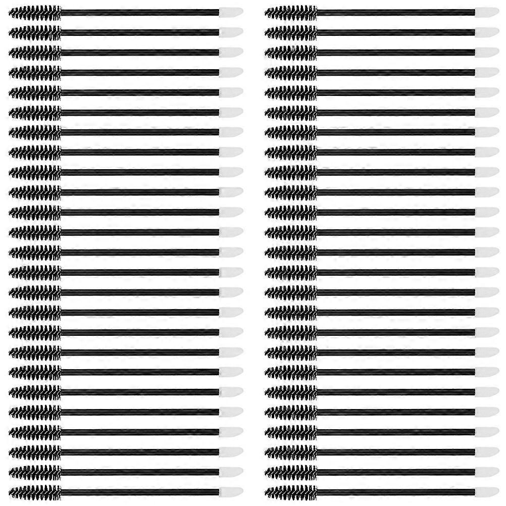 Black Eyebrow Brush Disposable Eyelash Brushes for Makeup 250Pcs