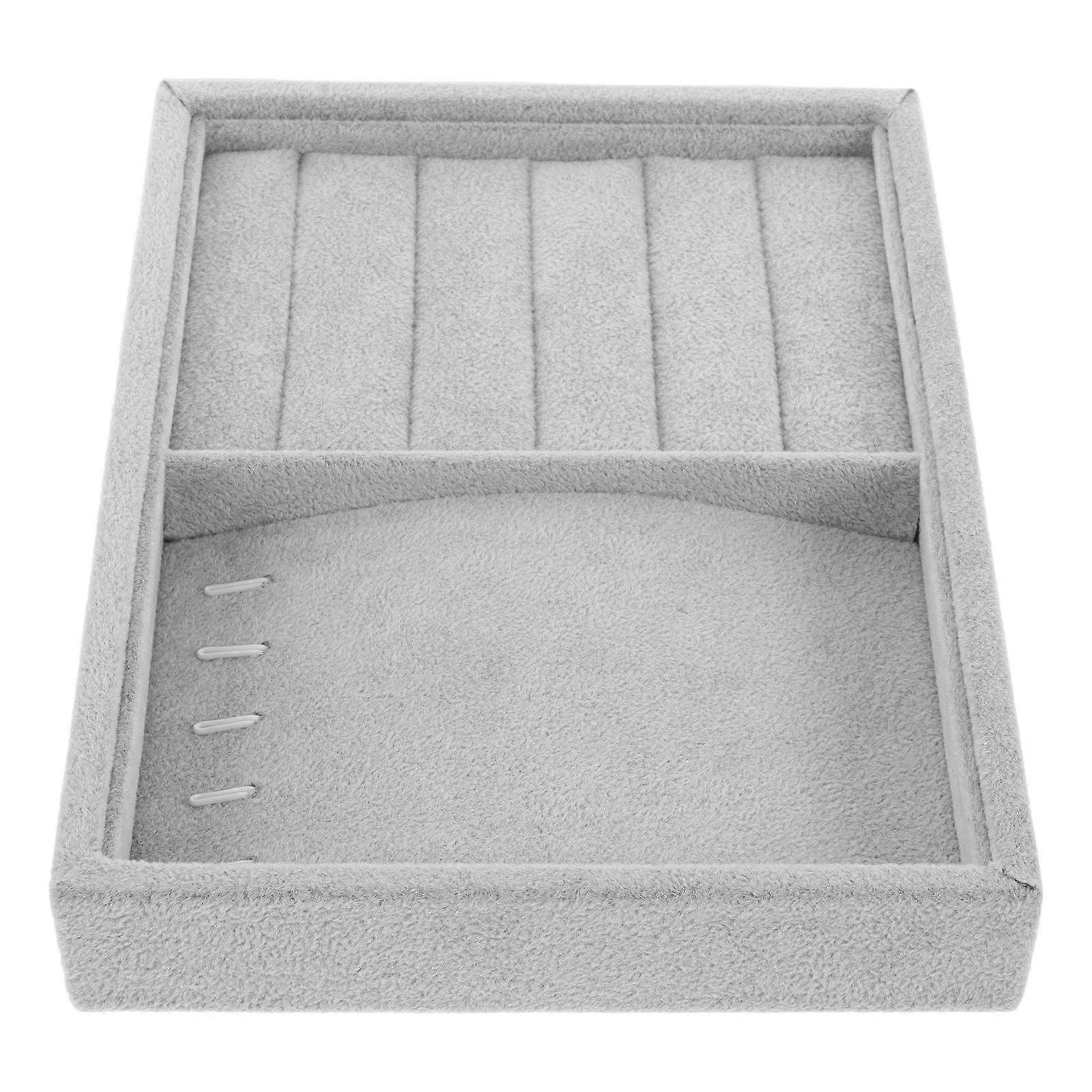 Jewelry Storage Box For Necklaces Earrings Rings Bracelets Rectangular Elegant Design 2Pcs