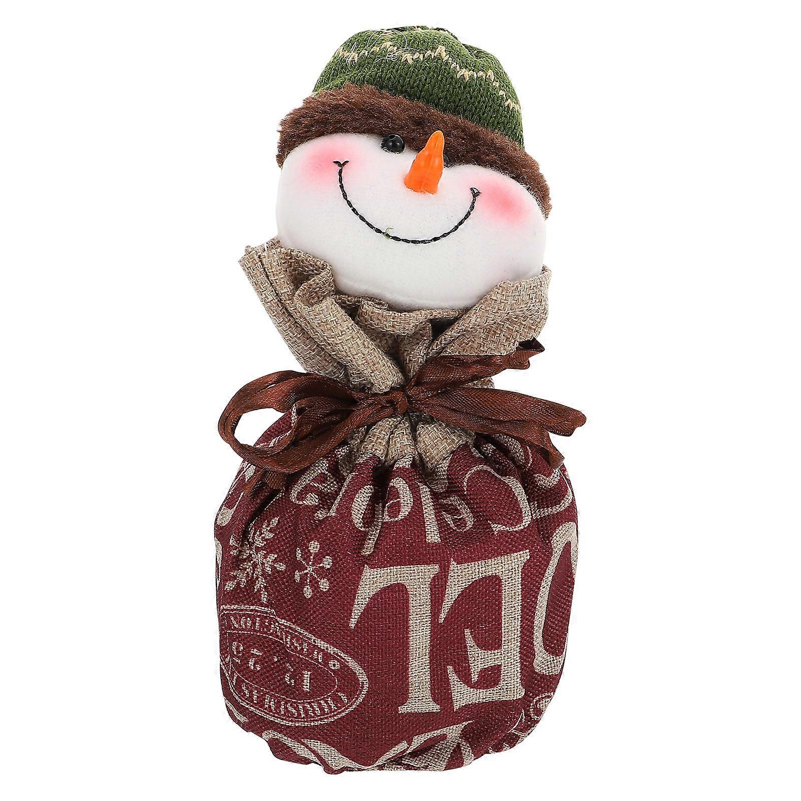 Christmas Party Bag Burlap Apple Bag for Storage Use 1Pcs