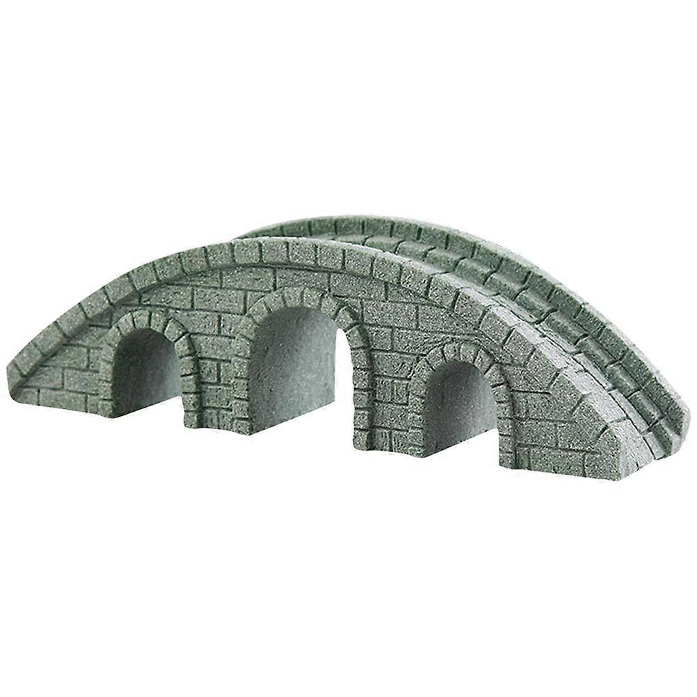 Tiny Bridge Model 4Pcs Grey Arch Statue Decoration For Outdoor Garden Bonsai Featuring Fine Craftsmanship