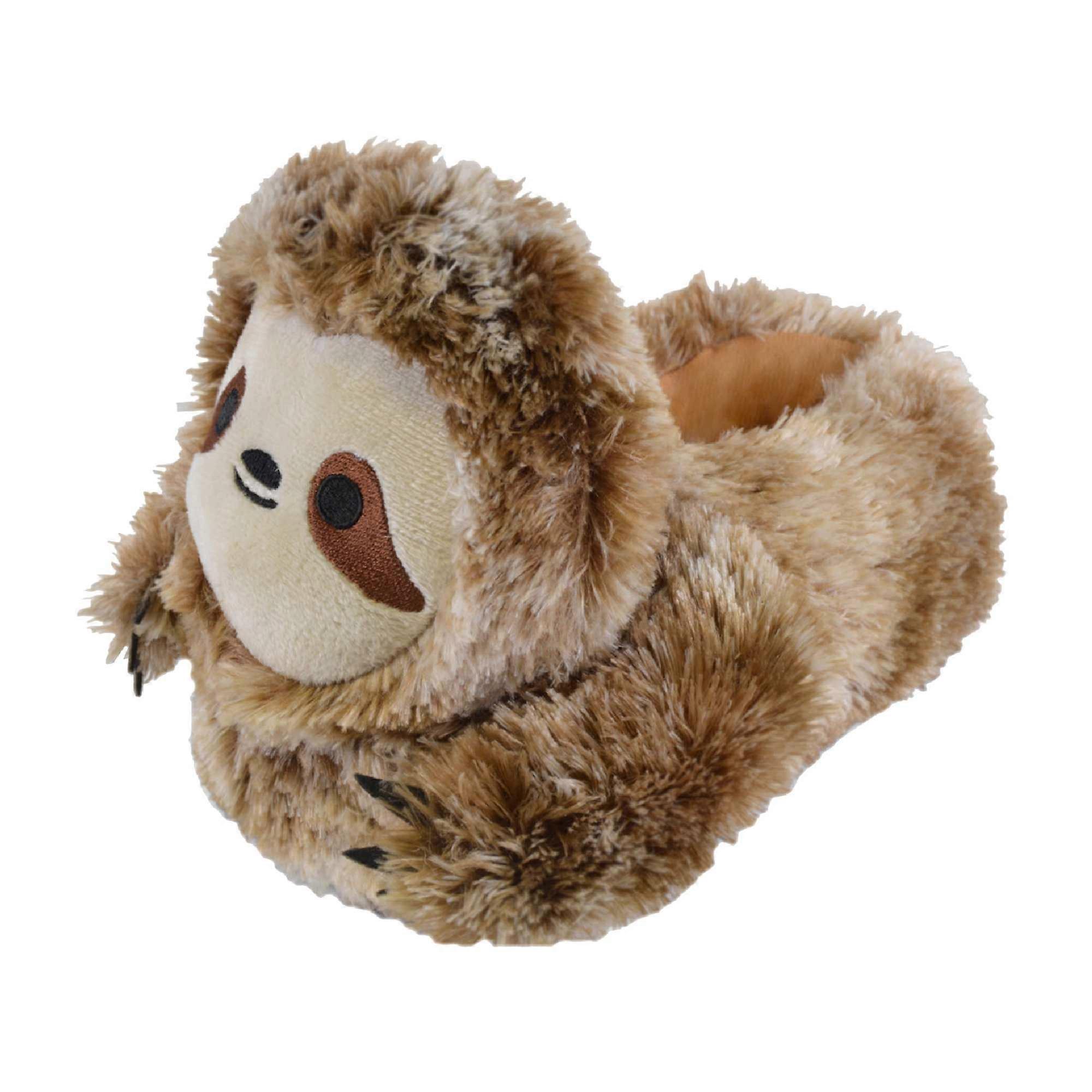 Sock Snob - Kids Plush 3D Sloth Novelty Slippers