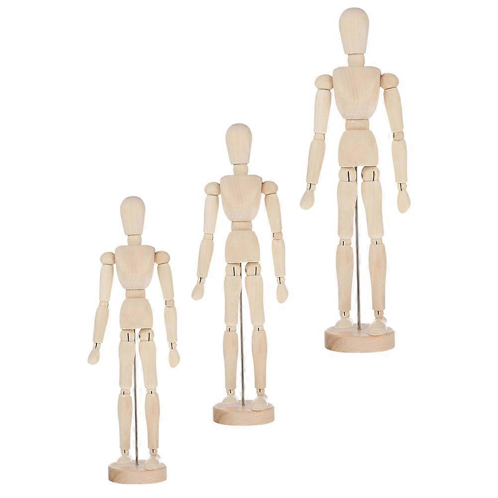 Drawing Wooden Mannequin Model for Art 6Pcs Flexible Figure Set