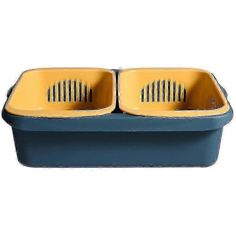 2024 Double Layer Vegetable Basket Drainer Basket
