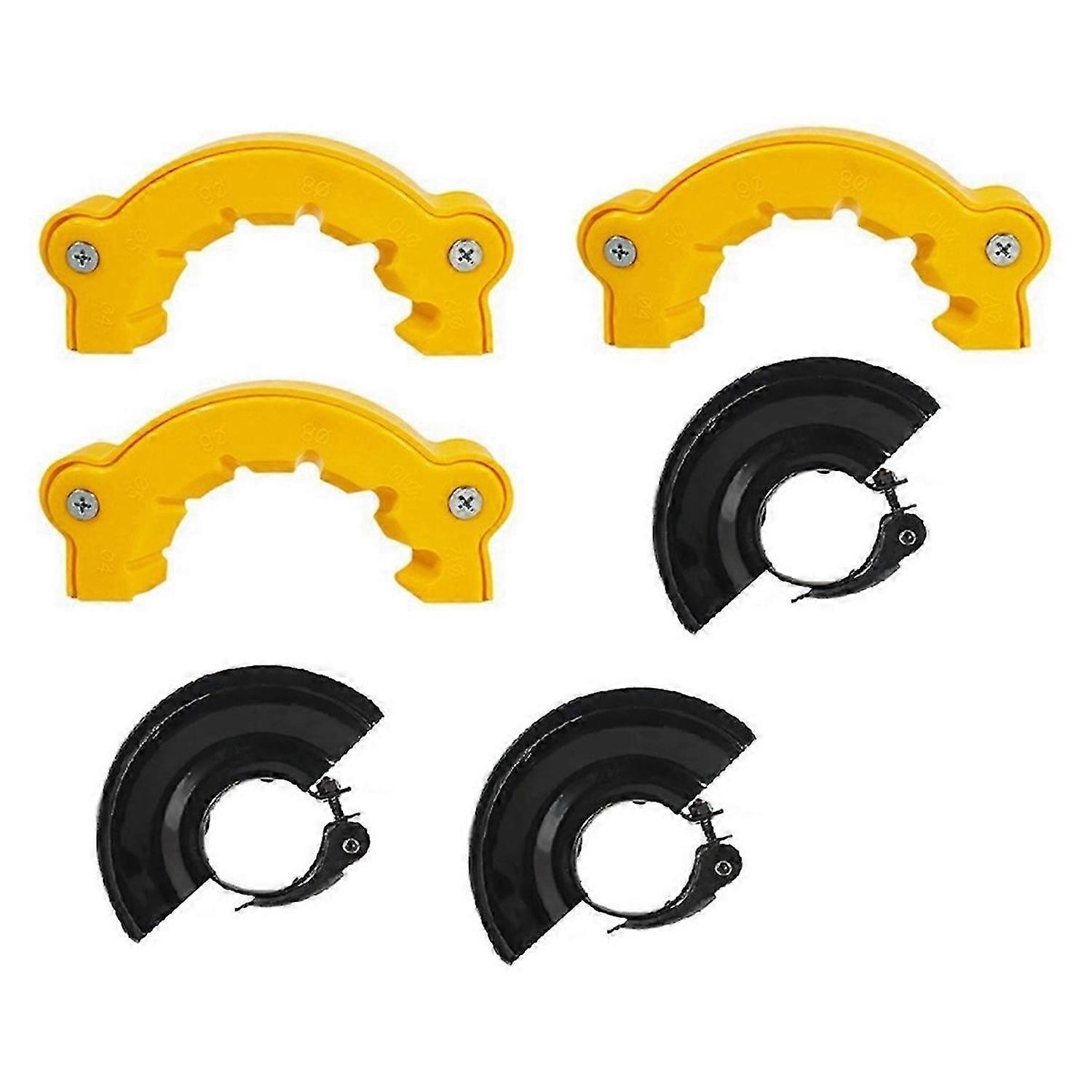 3 Sets Drill Bit Holder with Quick Release Guard for Angle Grinder Twist Drill Sharpener