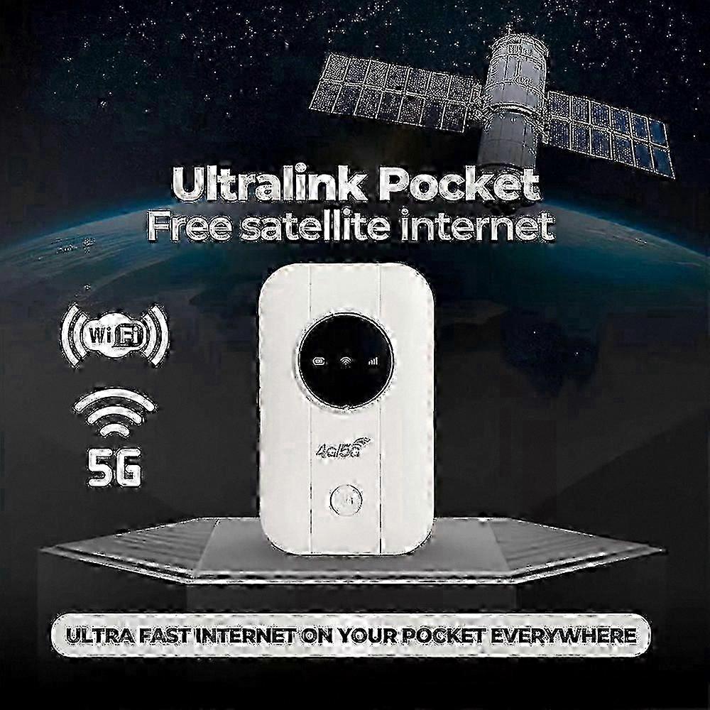 Portable Satellite WiFi Router with Unlimited Internet Access for Travel and Remote Areas