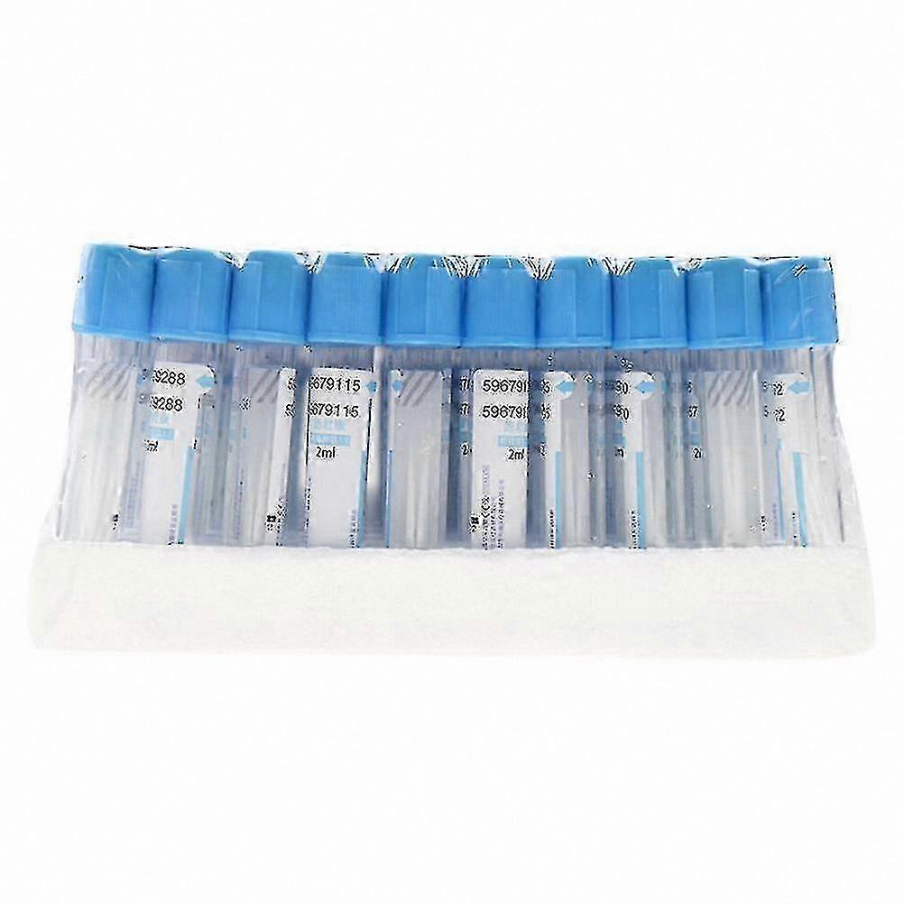 100pcs Blood Collection Tubes with Caps for Laboratory Use