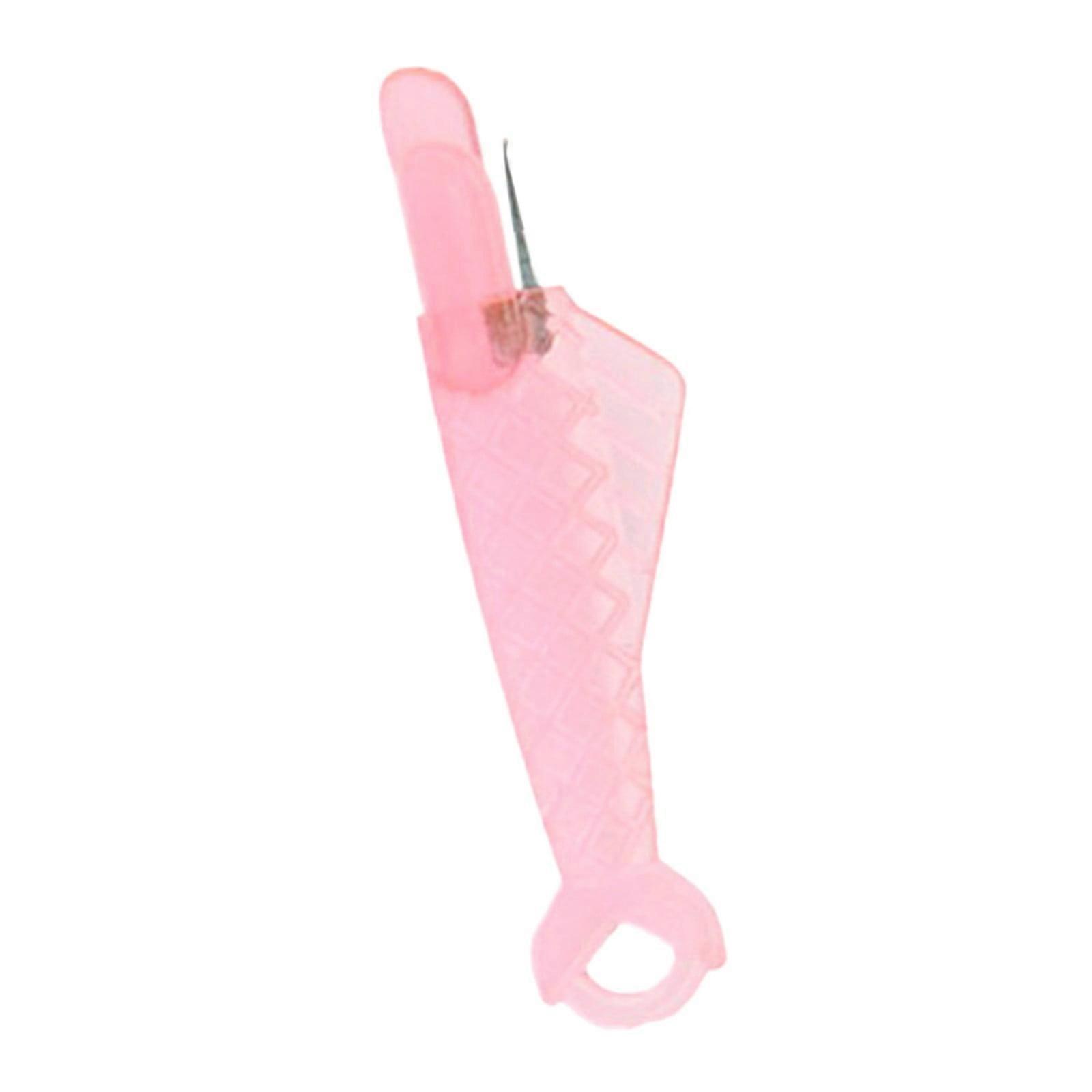 Begine Needle Threader Clearance, Small Fish Design, Plastic Hand Sewing & Machine Needle Threader, 1Pc Pink