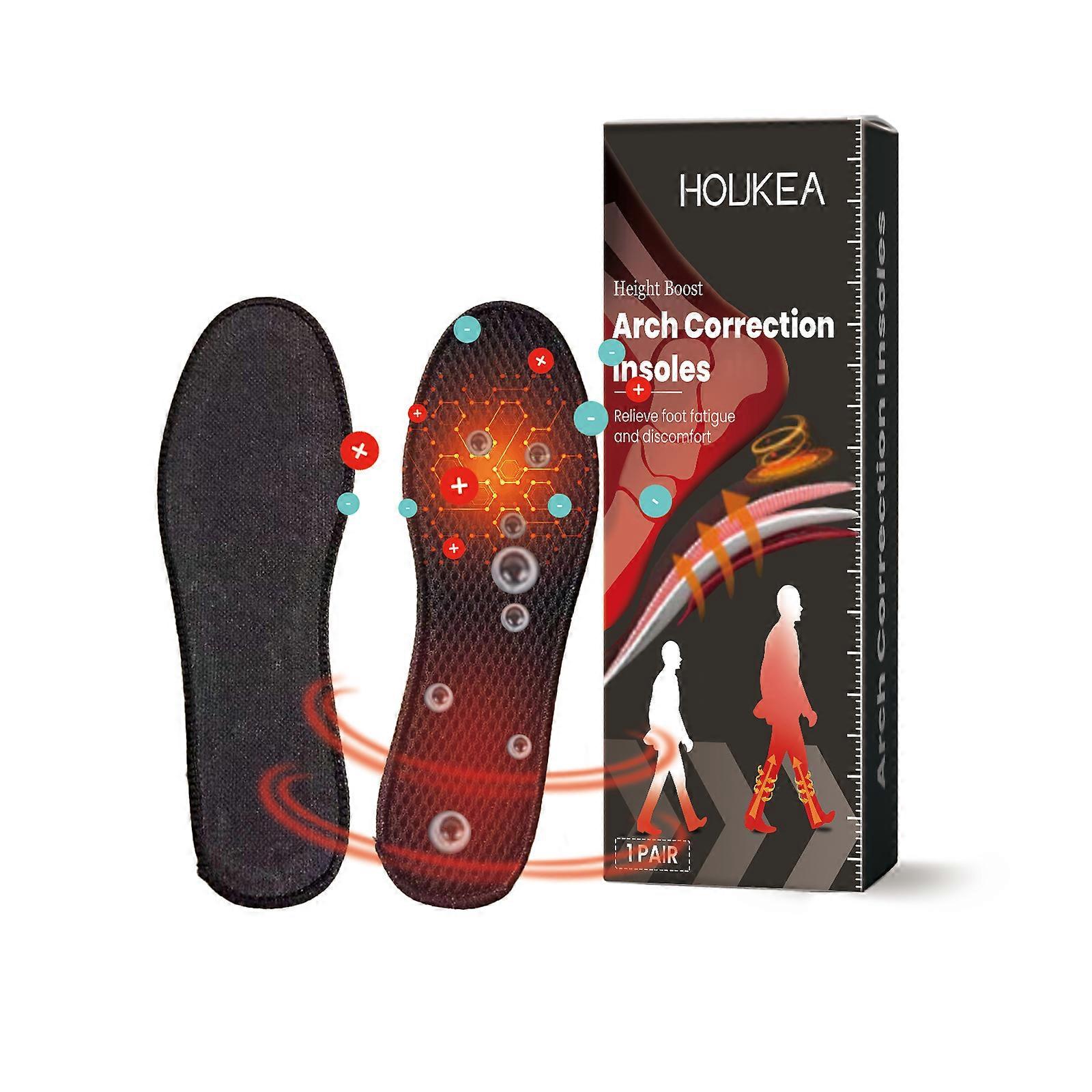 Houkea Insole Body Care Soft Comfortable Elastic Insole Outdoor Sports Running Non-Slip Wear-Resistant Breathable