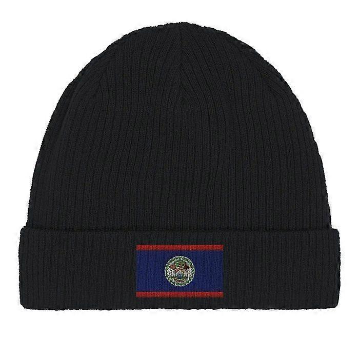 Belize Flag Cap in Black