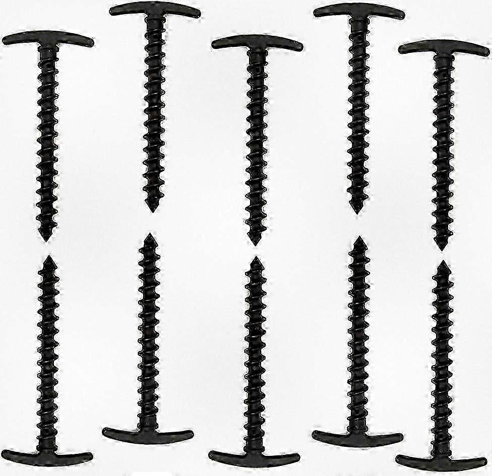 Kamp ve Tenteler için 10 Çelik ve Plastik Çadır Mandalı 14,5cm