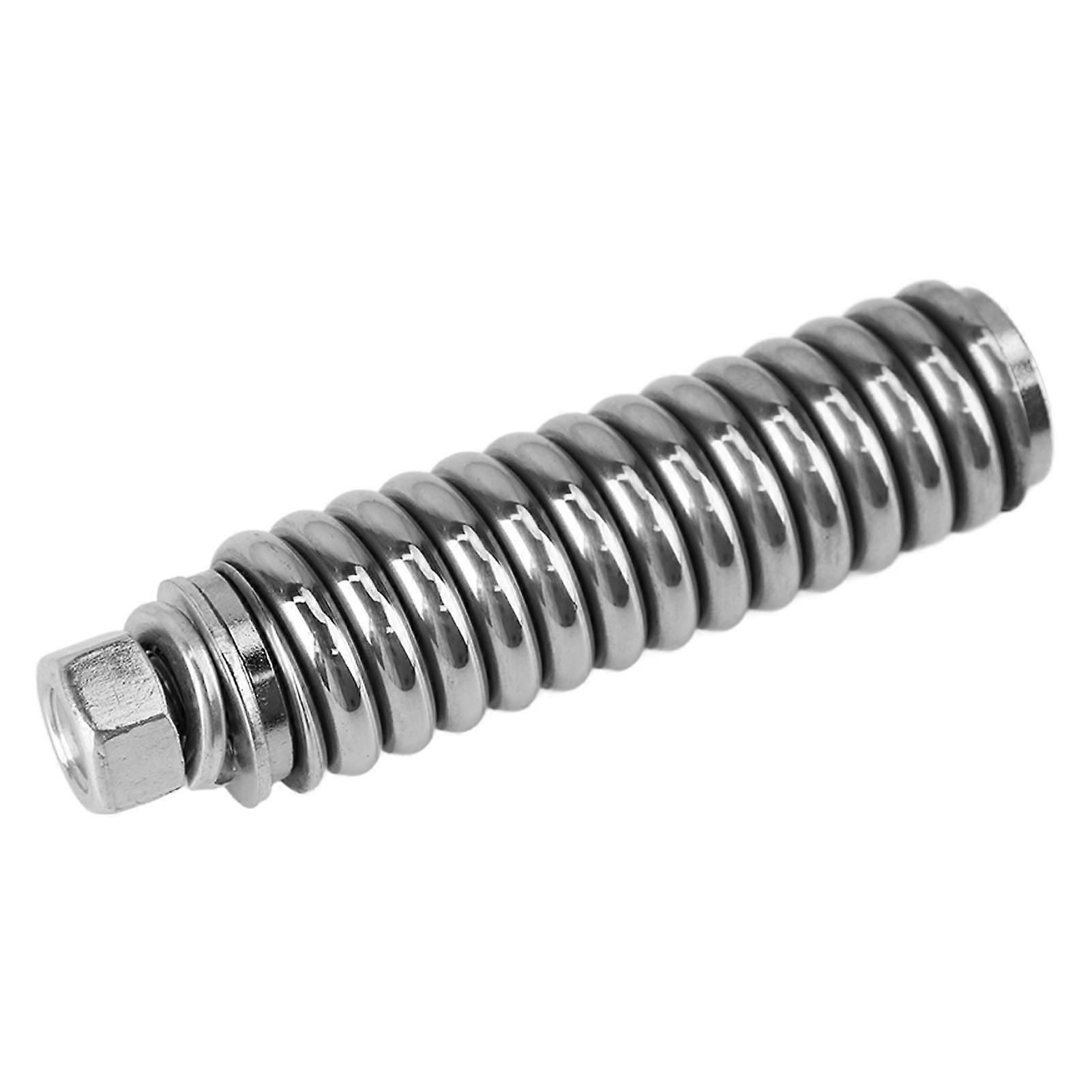 Antenna Spring Mount Silver Shockproof Protective Signal Reception Improvement Flexibility for Most 60 Inch Long CB Antennas