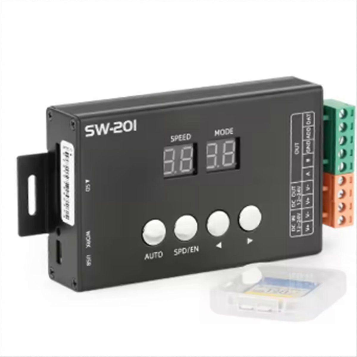 SW201 DMX512 Adresscode-Writer, TM512 / SM16512 / UCS512 / GS8512 usw. Adress-Writer, für DMX512-Code