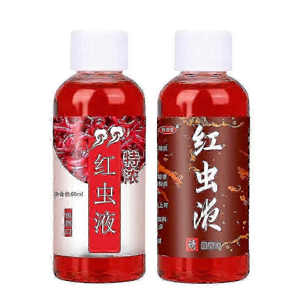 Fish Attractant 60ml Concentrated Feed Bait Nest Material For Wild Fishing Carp Pesca Insect Lure Red Worm Fishy Smell Additive