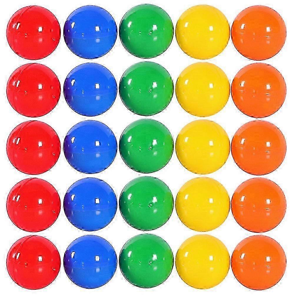 50Pcs Lottery Balls Colored Raffle Balls Openable Raffle Balls Small Lottery Balls Table Game Balls Edition 1110