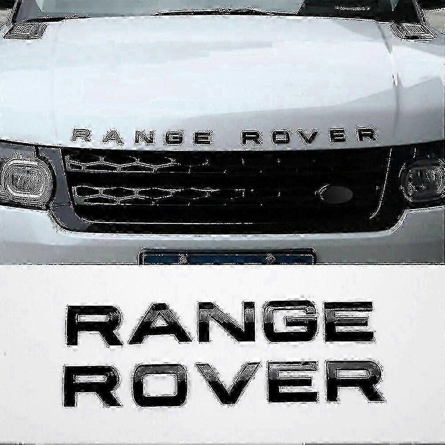 For Range Rover - Gloss Black Lettering Badge Emblem Set For Vogue Sport And Evoque Models jinst1