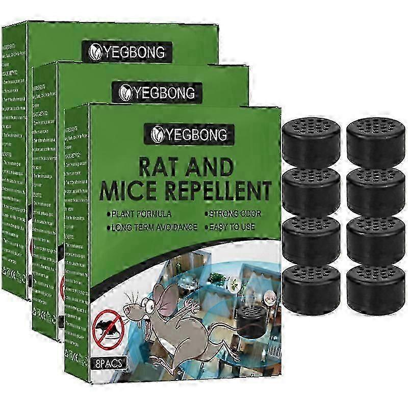 Bolas repelentes de ratón naturales de aceite de menta 24x