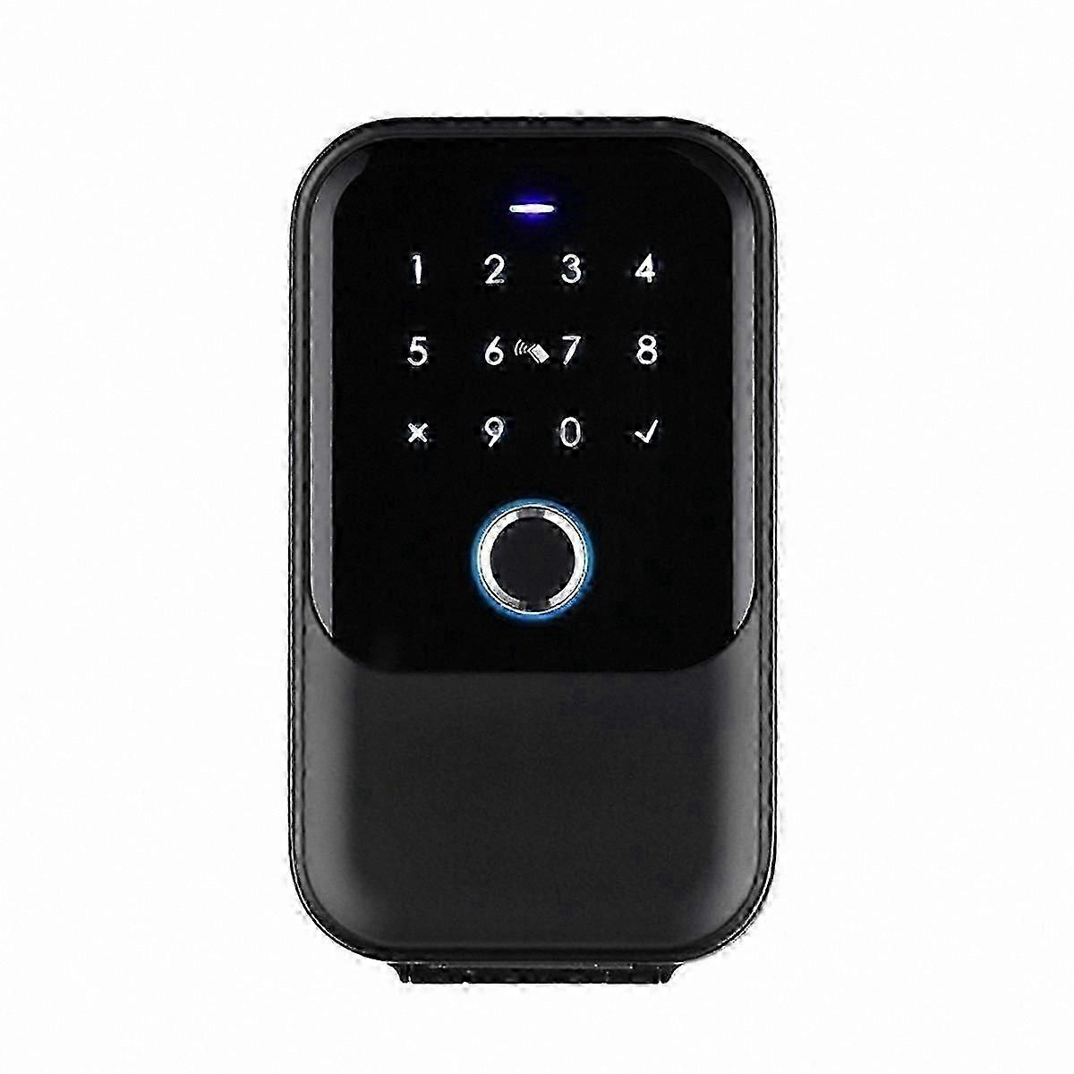Smart Key Box with Waterproof Cover, Remote App Control, Fingerprint and Bluetooth Access, Wall Mount Door Lock with Code Combination and Wifi Connect