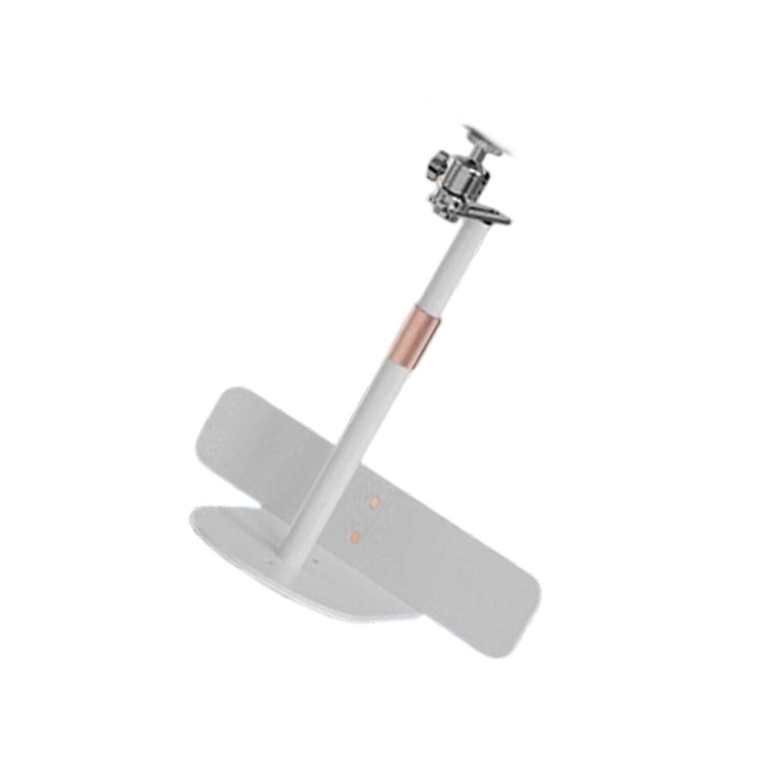 Rotating Projectors Stand With Height Angle Adjustments Universals 1/4 Screw Base For Wall Sofa Bedside Installation  White