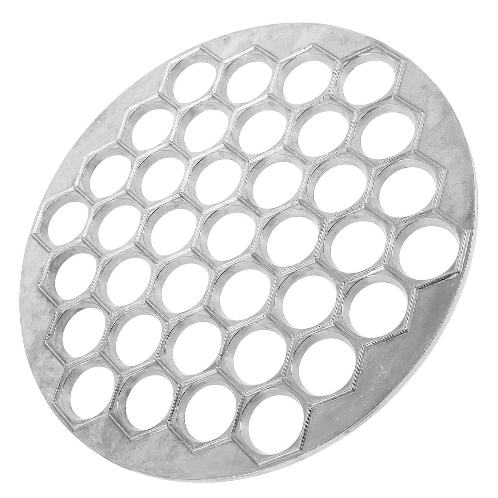 Dumpling Maker Mold Dumpling Making Tool Dough Press For Home And Restaurant EasyClean Flat Back Silver