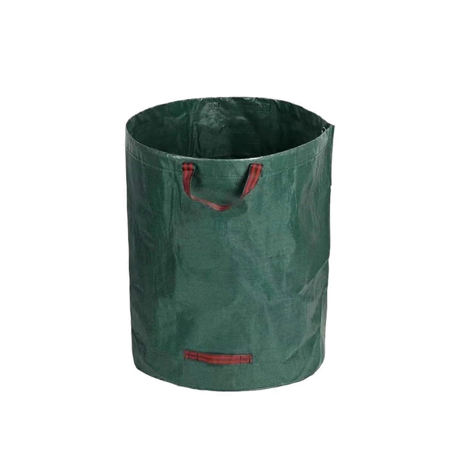 Garden Waste Bag 200L/500L Large Capacity Waterproof Reusable Leaf Collection Trash Storage Container For Yard