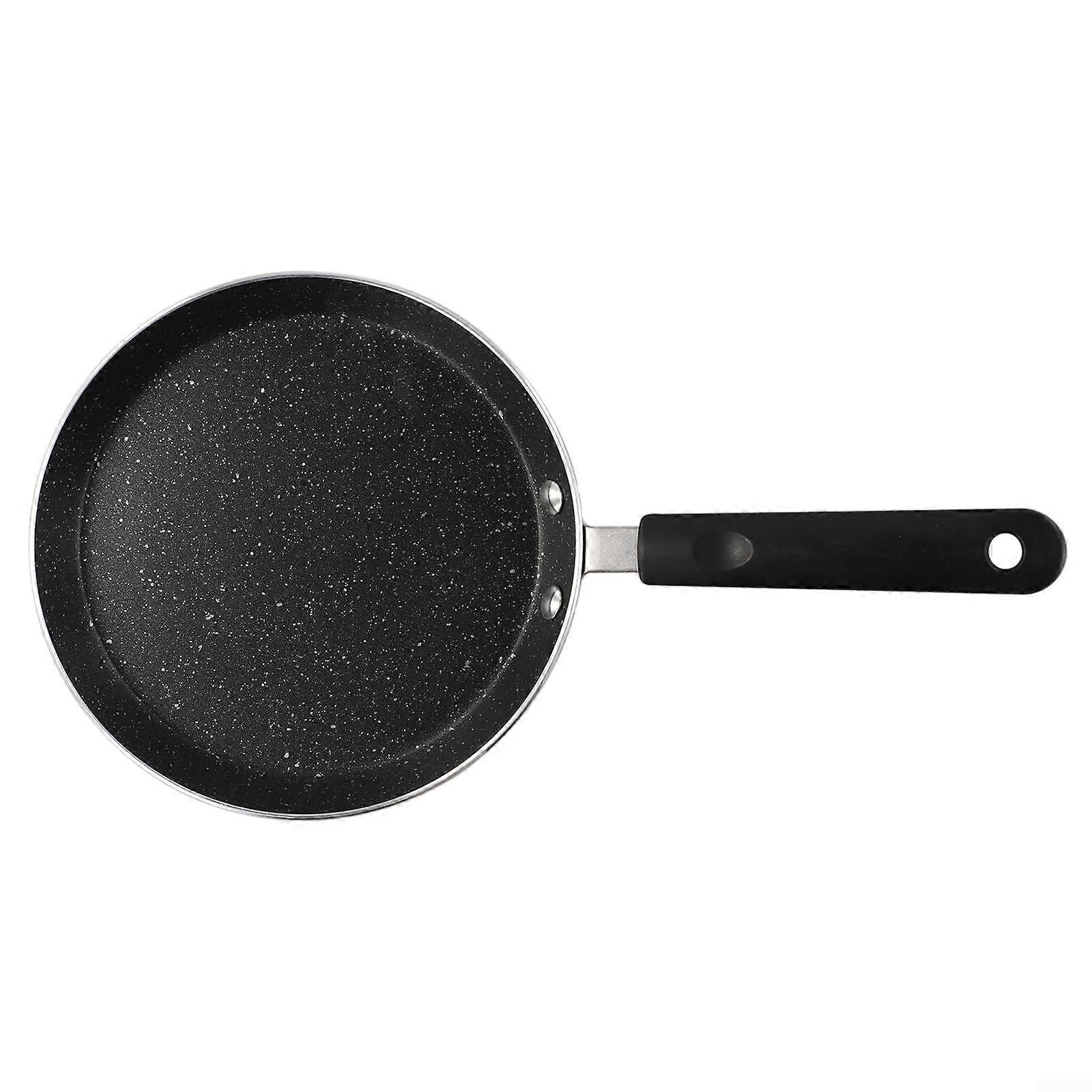 Pancake and Crepe Pan 18cm NonStick Metal Frying Pan for Gas and Induction Cookers