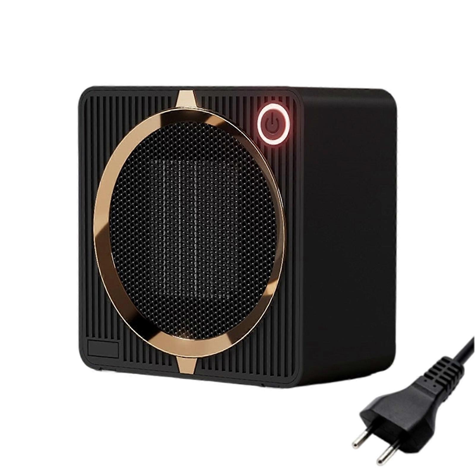 Portable Electric Heaters Low Power PP Texture with Energy Saving Features Small Heaters Suitable for Small Space Use  Black