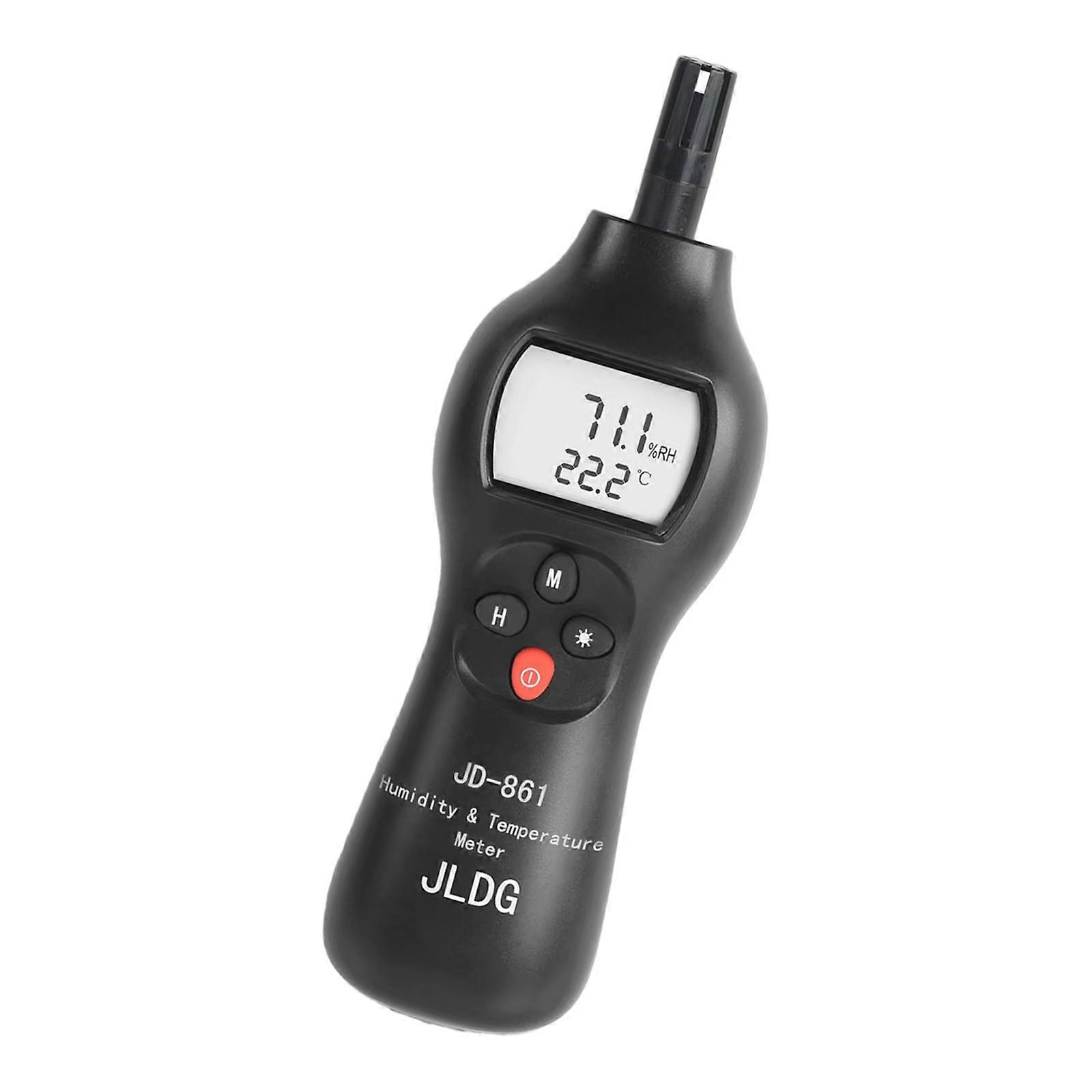 Portable Indoor Outdoor Hygrometer with Accuracy Sensors Auto Calibration & Clear LCD Display for Indoor Outdoor Use Multicolor