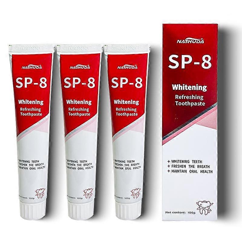 NASHUDA  Probiotic Toothpaste is a fortified formula that balances oral microbes, removes stains and freshens breath.