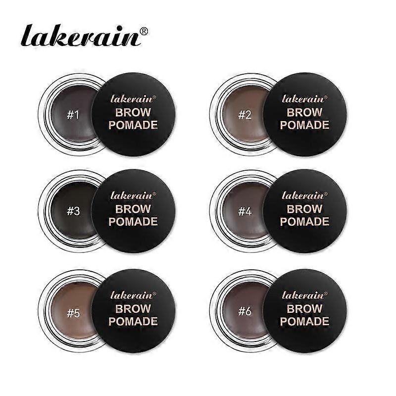 Long Lasting Eyebrow Pomade, 2 Counts/set Waterproof & Sweatproof Eyebrow Cream, Makeup Eyebrow Paste, Fills and Shapes Brows, Eyebrow Cosme