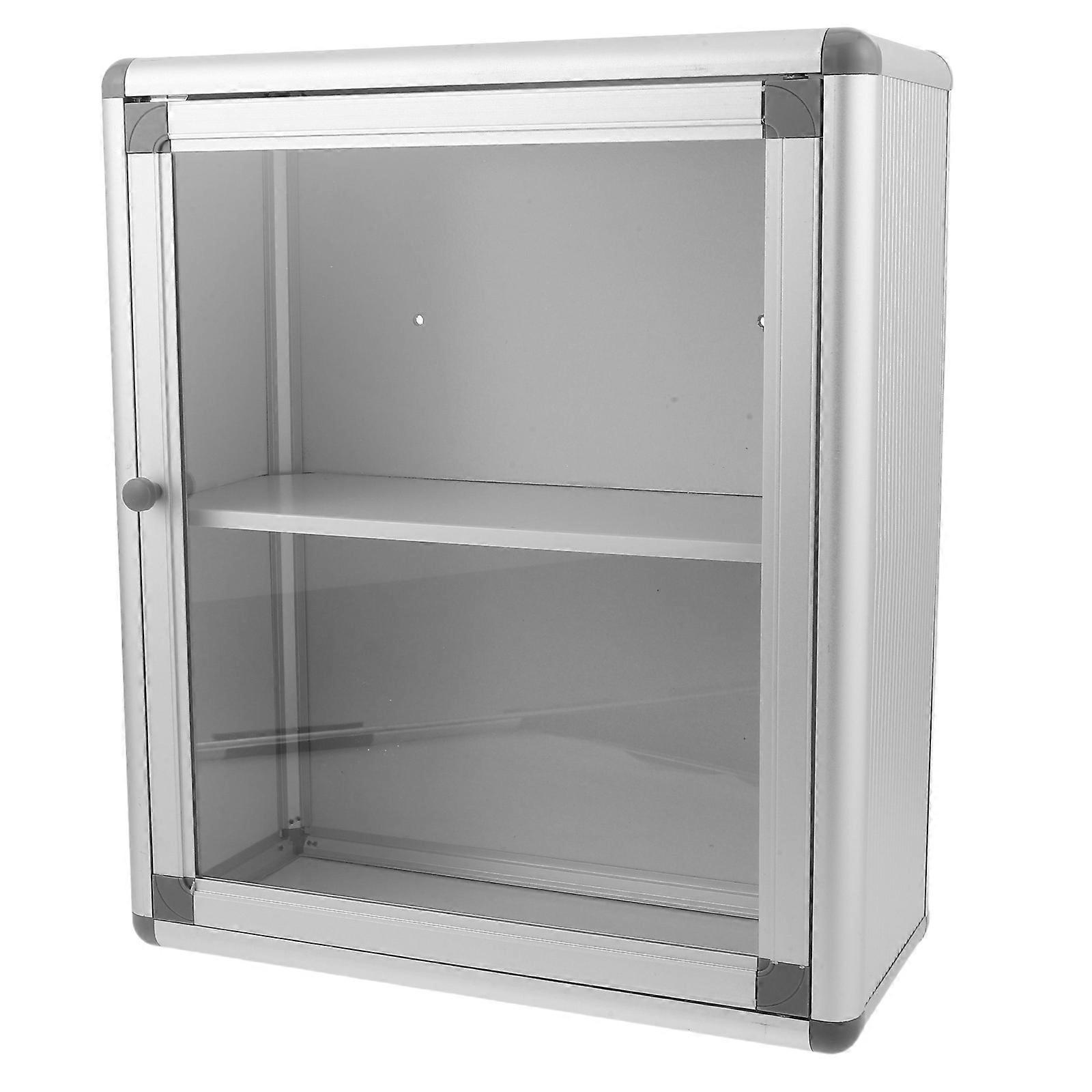 Wall Mounted Medicine Organizer for Emergency Use with Transparent Window